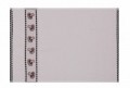 Set 6 prosoape 30x50 cm, 100% bumbac, Saheser,Bordürlü Beyaz  Pembe Mantar