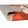 Covor Infinite Splinter Orange, Flair Rugs, 160 x 220 cm, 100% poliester, portocaliu/bej