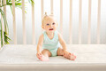 Saltea Green Future NATURE KIDS, 60x120 cm, H 10 cm, husa cu fibre de bambus si structura cu spuma latex