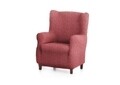 Husa fotoliu elastica bi-stretch, Premium Roc, wing chair, rosu granat C/8