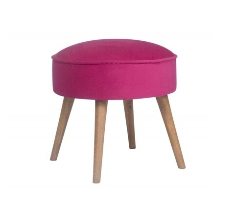 Taburet rotund Aliz Fuchsia, Heinner