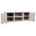 Comoda Hannah White, Creaciones Meng, 113x40x47 cm, lemn de paulownia