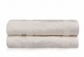 Set 2 prosoape de maini 50x90 cm, 100% bumbac, Soft Kiss, Lucca  Ecru