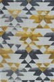 Covor Eko rezistent, SM 11 - Grey, Yellow XW, 100% acril,  160 x 230 cm