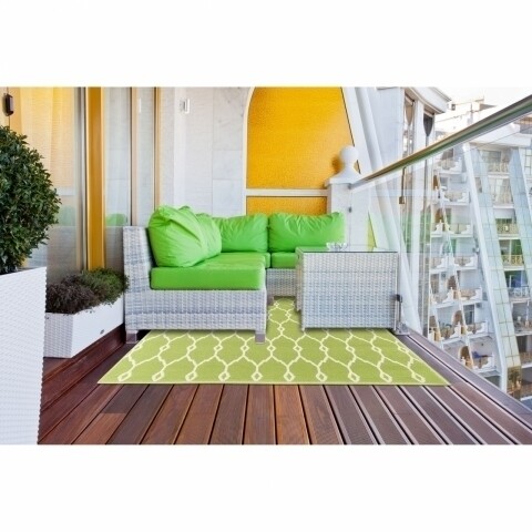 Covor indoor outdoor Floorita TRELLIS GREEN 160X230