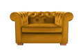 Fotoliu Oxford Chesterfield, 93x116x75 cm, Mustard