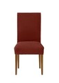 Set 2 huse scaun elastice bi-stretch, Cora, inaltime spatar pana la 55 cm, caramiziu C/9