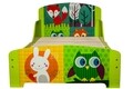 Pat pentru copii Junior Red Fox&Owl, U-Grow, lemn, multicolor