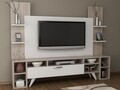 Comoda TV DNZ86, Gauge Concept, 160x31.4x143.2 cm, PAL, cordoba/alb