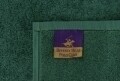 Set 4 prosoape de baie cu cos, Beverly Hills Polo Club, 30x30 cm,  100% bumbac, alb/gri/rosu/verde inchis