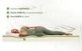 Saltea Eucalyptus Therapy Green Future, 180x200x17 cm, Memory, Husa cu uleiuri esentiale de Eucalypt, Super Ortopedica