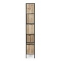 Biblioteca, Regular Wood, Bizzotto, 60x26x158 cm, otel/lemn de brad