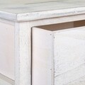 Comoda cu 4 sertare Creaciones Meng, 35x25x71 cm, lemn de paulownia, antique white