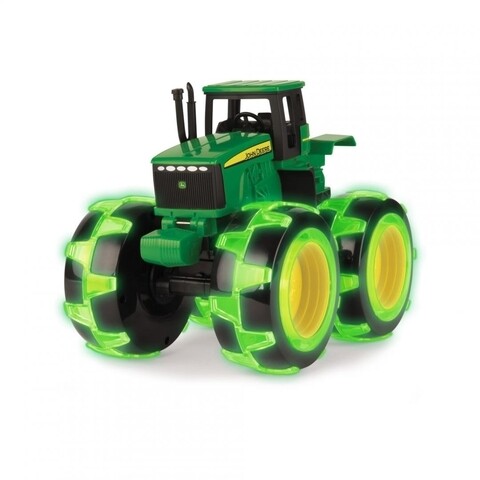 Tractoras cu buton John Deere, verde