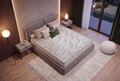 Saltea ortopedica Aloe Vera PLUS Dual Confort, 140x200x30cm, Memory 4 cm, 7 zone de confort, reversibila, fermitate medie