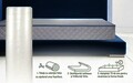 Saltea Ortopedica Ice Touch Memo Latex 90×200 cm, H 20 cm, 7 zone, memory foam, latex, medie/ferma, anatomica, ergonomica