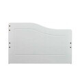Pat multifunctional pentru o persoana, 90x190 cm, Leonie 23, Inter Link, lemn, alb