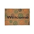 Covoras de intrare, Casa Plastor, Welcome, 40 x 60 cm, cauciuc/fibra nuca de cocos, multicolor
