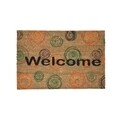 Covoras de intrare, Casa Plastor, Welcome, 40 x 60 cm, cauciuc/fibra nuca de cocos, multicolor