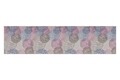 Covor Aliova - Blue, Confetti, 100x400 cm, poliamida, multicolor