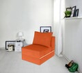 Fotoliu extensibil Urban Living, 70x80x70 cm, Orange