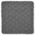 Perna decorativa Gems, Decomex, 45x45 cm, poliester, gri
