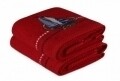 Set 2 prosoape de maini, Hobby, Marina Yelken, 50x90 cm, 100% bumbac, rosu