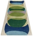 Covor  Feel Bedora, 80x150 cm, 100% lana, multicolor, finisat manual