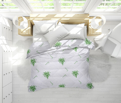 Pilota Aloe Vera Essence microfibra matlasata, 140x200 cm, 250g/mp
