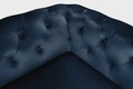 Canapea extensibila Oxford Chesterfield, 88x216x75 cm, 3 locuri, Dark Blue