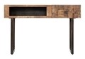 Consola Mumbai, Mauro Ferretti, 118x40x76 cm, lemn de salcam/fier