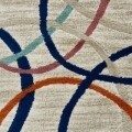Covor Webtappeti Rings Multi 140x200 cm, multicolor