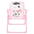 Set mobilier de gradina pentru copii, 4 piese, Cow, roz