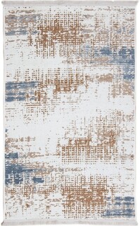 75x300 cm, Bej/Albastru