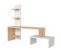 Mobilier living Raffline, 1 corp, 124x30x100 cm, PAL , stejar