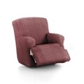 Husa fotoliu cu recliner elastica bi-stretch, Premium Roc, rosu granat C/8