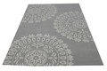 Covor  Mandala Bedora, 80x150 cm, 100% lana, multicolor, finisat manual