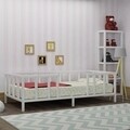 Pat pentru copii Isik Mavi, Gauge Concept, 190x90x57 cm, lemn, alb