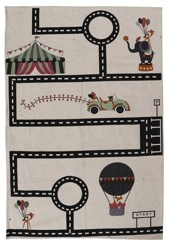 Covor pentru copii Game, Heinner, 90x130 cm, bumbac, multicolor