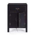 Bufet inferior, Pechino, Bizzotto, 45x34x66 cm, MDF, negru