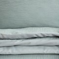 Lenjerie de pat dubla Riva, Homla, 160x200 cm, 3 piese, microfibra din poliester, verde fistic