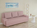 Canapea extensibila Napoli Pink, 205x90x86 cm, cu lada de depozitare