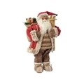 Decoratiune Santa country style, Decoris, H60 cm, poliester, multicolor