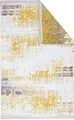 Covor Eko rezistent, NK 01 - Yellow, Grey, 100% poliester,  75 x 150 cm