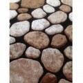 Covor Pebble Koberec Bezova, 170 x 240 cm, 100% poliester, bej/maro/gri