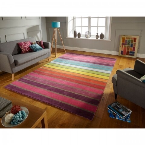 Covor Ilusion Candy Multi Color, Flair Rugs, 160 x 230 cm, 100% lana, multicolor