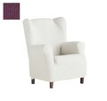 Husa fotoliu elastica bi-stretch, Dorian, wing chair, fucsia C/2