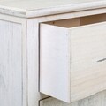 Comoda cu 1 sertar si 1 usa Creaciones Meng, 35x25x55 cm, lemn de paulownia, antique white