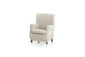 Husa fotoliu elastica bi-stretch, Arion, wing chair, natural C/0