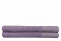 Set 2 prosoape de baie 90x150 cm, 100% bumbac, Soft Kiss, Saltanat, mov